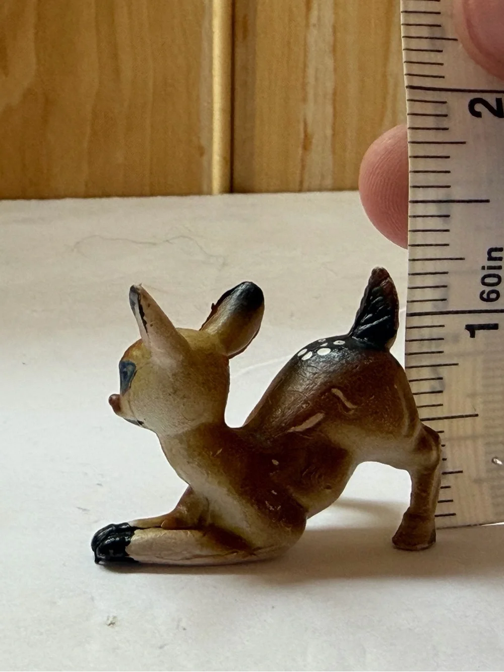 Vintage Miniature Plastic Deer Figures
